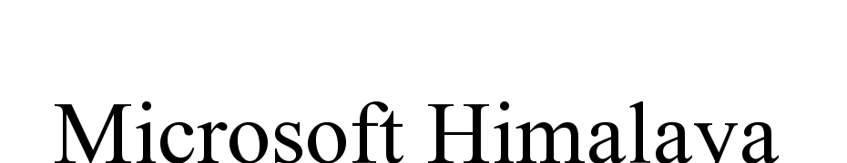 Microsoft Himalaya Schrift Herunterladen Kostenlos